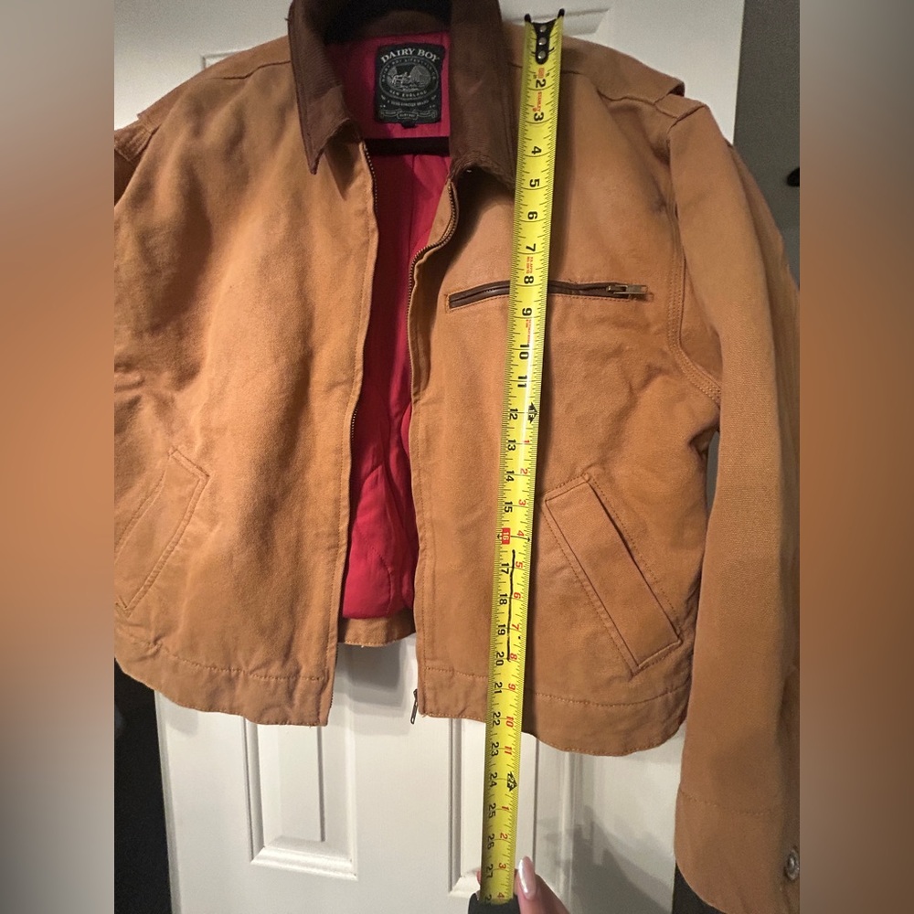 NWT Dairy Boy Tan Women's Barn Jacket - Picture 11 of 11